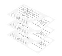 50 Sábanas Stickers Practice Suministro De Suministro De Impactos Faciales Accesorios Cinta para Análisis Manchas Dulces Detección Impacto del
