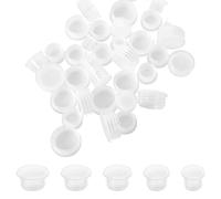 50 saleros llaveros saleros pimenteros tapones transparentes tapones de plástico tapones de plástico pimentero salero tapón transparente para sal y pimienta
