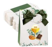 50 Scatoline Bomboniere per Battesimo e Prima Comunione | Scatole Portaconfetti (10x8x4cm) | Ideale per Confetti, Dolciumi e Piccoli Regali | Matrimonio, Cresima, Feste e Compleanni (Calice) (A)