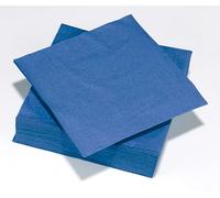 50 servilletas de guata de 40 x 40 cm, 3 V, azul oscuro