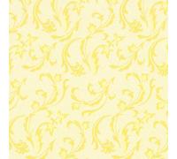 50 Servilletas "ROYAL Collection" Pliegue-1/4 40 cm x 40 cm amarillo "Damascato"