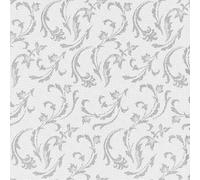 50 Servilletas "ROYAL Collection" Pliegue-1/4 40 cm x 40 cm gris "Damascato"