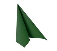 50 Servilletas "ROYAL Collection" Pliegue-1/4 40 cm x 40 cm verde oscuro