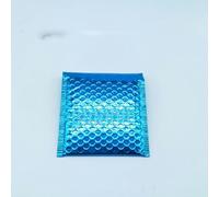 50 sobres acolchados de burbujas para correo comercial, bolsas de embalaje de envío azul/dorado/verde, 15cm x 13cm