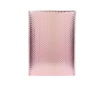50 sobres acolchados de burbujas, sobres acolchados de burbujas para envíos postales, bolsas de embalaje, sobres de burbujas para paquetes, sobres de burbujas (oro rosa, 15 x 20 cm)