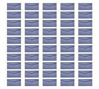 50 sobres coloridos de 8.6 x 4 pulgadas con solapa en V para invitaciones de boda, cumpleaños, graduación, baby shower, negocios, festivales, tarjetas de felicitación