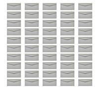 50 sobres coloridos de 8.6 x 4 pulgadas con solapa en V para invitaciones de boda, cumpleaños, graduación, baby shower, negocios, festivales, tarjetas de felicitación