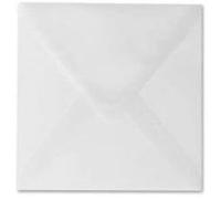 50 sobres cuadrados, color: transparente, formato: 100 x 100 mm (10 x 10 cm) con solapa triangular