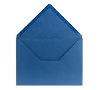 50 sobres DIN C5 azules - 16,2 x 22,7 cm - 100 g/m² adhesivo húmedo con solapa puntiaguda - de la serie COLOURS 4-YOU Glüxx-Agent