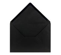 50 sobres DIN C5, color negro, 16,2 x 22,7 cm, 100 g/m², con solapa, de la serie COLOURS-4-YOU Glüxx-Agent