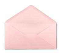 50 sobres DIN Color Rosa 220 X 110 Mm 120 g/m² nassklebung Post de sobres sin ventana Ideal para Navidad Tarjetas de felicitación invitaciones de glüxx en su Agent