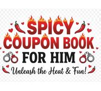 50 Spicy Coupon Book for Him | Perfect Valentines Day, Birthday, Anniversary, Christmas Gift for Him
