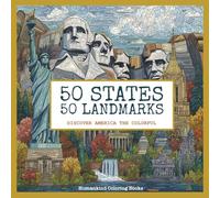 50 States 50 Landmarks: Discover America the Colorful (Humankind Coloring Books)