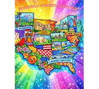 50 STATES: A COLORFUL ADVENTURE!: A FUN, COLORFUL JOURNEY OF ALL 50 STATES, COLOR YOUR STATE AND OTHERS