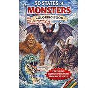 50 States of Monsters Coloring Book