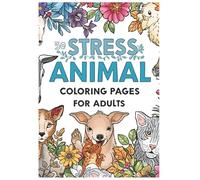 "50 Stress Relief Animal Coloring Pages for Adults"