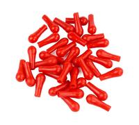 50 tapas de goma cuentagotas para pipetas de vidrio, tubo de medición de vidrio, gotero líquido, foco