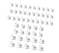 50 tapones de sellado de silicona ideales para salero y pimentero y más, 5 tapones de tarros de condimentos de durabilidad de diferentes tamaños