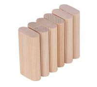 50 tapones para tacos de madera, bloque de tacos de haya para empalmar muebles de carpintería, tapones de corcho de haya (6 x 20 x 40 mm)