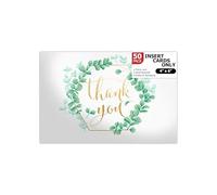 (50) tarjetas de agradecimiento de eucalipto de 4 x 6