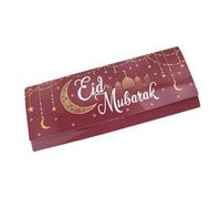 50 tarjetas de felicitación de Ramadán, hechas a mano, Eid Mubaraks para dinero y regalos, tarjetas de invitación religiosa de vacaciones, saludo de Ramadán