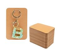 50 tarjetas de presentación para llavero, cartón, para llavero, joyería, embalaje para venta al por menor