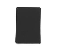 50 tarjetas de visita en blanco de aluminio en blanco, tarjetas de nombre para grabar, tarjetas de casa, oficina, tarjetas de cliente, regalos de 9 colores, tarjeta de identificación de metal