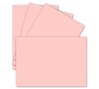 50 tarjetas individuales, DIN A6, 10,5 x 14,8 cm, 240 g/m², color rosa, papel para manualidades, tarjetas postales en blanco