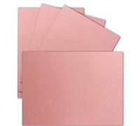 50 tarjetas individuales, DIN A6, 10,5 x 14,8 cm, 240 g/m², rosa viejo, cartulina para manualidades, tarjetas postales en blanco