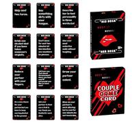 50 tarjetas interactivas ambiguas para parejas, tarjetas de juego esenciales para calentar la cena, accesorios de juego de citas