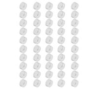 50 tarros de plástico para cosméticos, loción, crema, muestra, recipiente vacío de 2 g