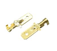 50 terminales de conector hembra de cable de latón de 7,8 mm for automóvil G239 DJ611-7.8A