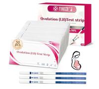 50 Tiras Reactivas de Ovulación,Detección de la Hormona LH,Ideal para el Seguimiento del Ciclo Menstrual y Periodo de Fertilidad,Fácil de Usar y con Resultados Claros