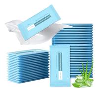 50 toallitas refrescantes, papel higiénico húmedo, tamaño de viaje, toallitas refrescantes para cara y manos, papel higiénico húmedo, biodegradables para el hogar, oficina, exteriores