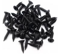 50 tornillos de cobre rojo de 3 mm duraderos para guitarra, protectores de púas, tornillos de montaje de placa de arañazos, tornillos de reparación de guitarra para Fender Guitarras Tele Gibson