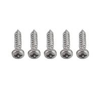50 tornillos de montaje cromados, clavijas de afinación de guitarra eléctrica, tornillos, cabezales de máquina, clavijas de afinación, afinadores para bajo, guitarra eléctrica (Plata)