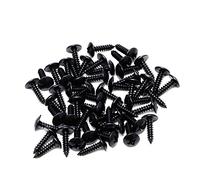 50 tornillos de montaje para golpeador de guitarra y bajo, color negro, para ST para guitarra LP