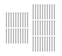 50 tornillos hexagonales galvanizados M4 con cabeza redonda, de alta resistencia y resistentes a la corrosión, versátiles para instrumentos electrónicos e instrumentos de precisión (2802-0004-0060)