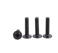 50 tornillos PWM negros de cabeza plana con arandela M1.4, M2, M2.5, M3, M3.5, M4, M5 y M6 for fijación de placa base con almohadilla(5mm X50pcs,M3.5)