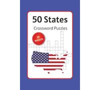 50 U.S. States Crossword Puzzles: Crossword Puzzles with Easy to Read Print about the 50 U.S. States | 6x9 inches, 100 pages | 50 Puzzles ... Gift Vacations, Holidays and Relaxation