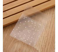 50 Uds 15 * 10CM papel Kraft de puntos ondulados bolsas de galletas y dulces bolsa de embalaje bolsa de palomitas de maíz suministros de envoltura de cumpleaños herramienta de pastelería-100 Uds