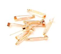 50 Uds., 15-40mm, 7 Colores, Broche, Clip, Alfileres De Base En Blanco for Suministros De Fabricación De Joyas DIY(Gold2,20mm)