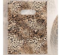 50 Uds., 15x2 0cm/20x30cm, bolsa pequeña para joyas, bolsa de plástico con patrón bonito, bolsas de regalo con asa, bolsas de regalo para dulces, galletas, recuerdo de fiesta, Bag-N1-20x30cm