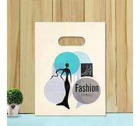 50 Uds 15x2 0cm/20x30cm pequeña bolsa de joyería patrón lindo bolsa de plástico con asa bolsas de regalo caramelo galleta fiesta Favor embalaje Bag-J1-20x30cm