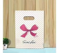 50 Uds 15x2 0cm/20x30cm pequeña bolsa de joyería patrón lindo bolsa de plástico con asa bolsas de regalo caramelo galleta fiesta Favor embalaje Bag-U-15x20cm