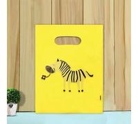 50 Uds 15x2 0cm/20x30cm pequeña bolsa de joyería patrón lindo bolsa de plástico con asa bolsas de regalo caramelo galleta fiesta Favor embalaje Bag-Z-20x30cm