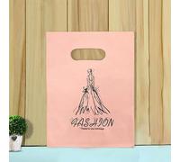 50 Uds 15x2 0cm/20x30cm pequeña bolsa de joyería patrón lindo bolsa de plástico con asa bolsas de regalo caramelo galleta fiesta Favor embalaje Bag-Y-15x20cm
