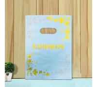 50 Uds 15x2 0cm/20x30cm pequeña bolsa de joyería patrón lindo bolsa de plástico con asa bolsas de regalo caramelo galleta fiesta Favor embalaje Bag-I-15x20cm