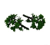50 Uds Arquitectura Árbol Verde Modelo Árboles Set para Modelado de Tren Árbol Diorama Miniatura Bosque Artesanía Ligero (B)