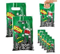 50 uds Bolsas de Regalo con Temática de Tortugas para Fiestas, Cumpleaños Dulces Sorpresas Temática Tortuga Verde para Niños, Decoraciones y Suministros Fiestas Cumpleaños